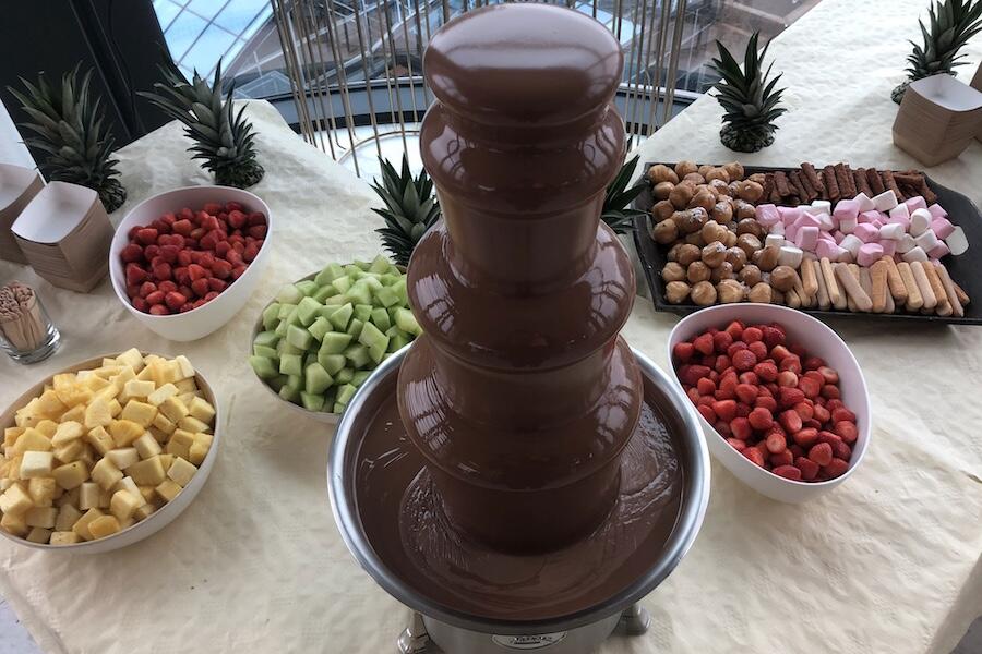 Sfeerimpressie van een chocoladefontein (9)